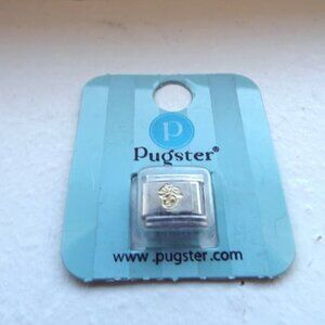 Pugster gold stamped boy 9mm stainless steel Italian charm bracelet link new
